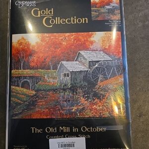 Candamar Designs Gold Collection Cross Stitch Kit The Old Mill In October